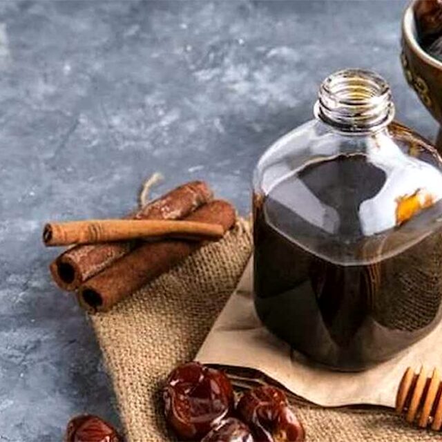 شیرهٔ خرما طبیعی — شیرینی از خودِ خرما — شهد سبلان